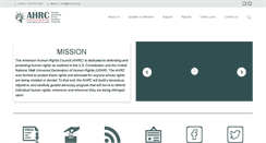 Desktop Screenshot of ahrcusa.org
