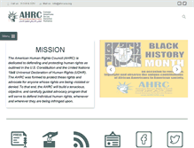 Tablet Screenshot of ahrcusa.org